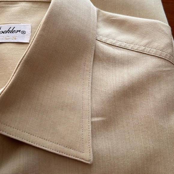 Klaus Boehler Dresser shirt Light Golden yellow like new condition - Picture 12 of 12